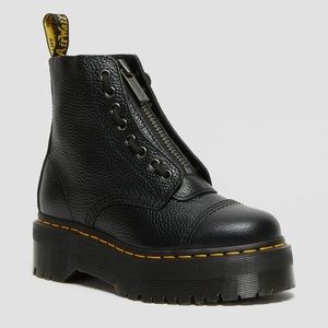 Dr. Martens Sinclair Milled Nappa Leather Platform Boots